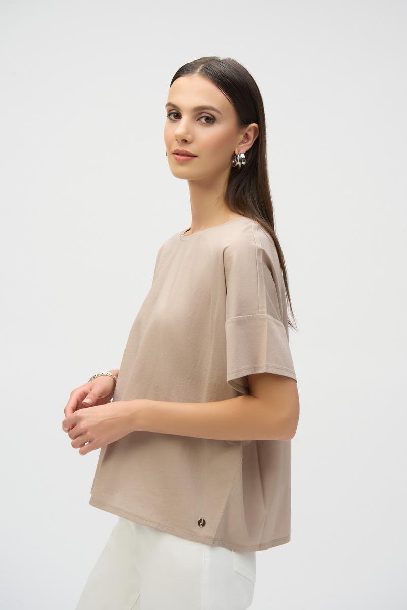 Joseph Ribkoff Summer 2025-252900-11-Top-Black - The Coach Pyramids