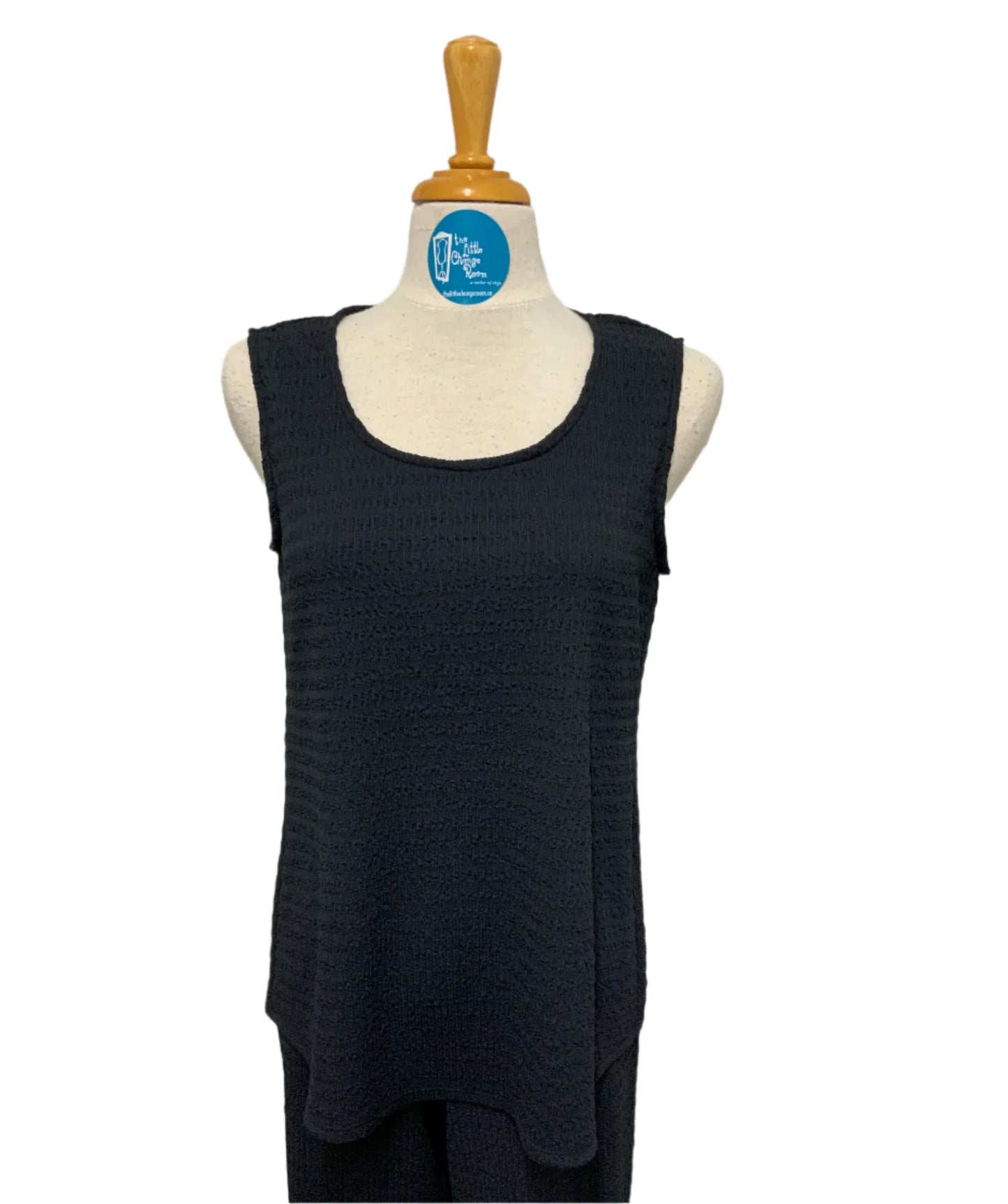 Pure Essence Spring/Summer 2025-599-4926-Shell Top-Navy - The Coach Pyramids