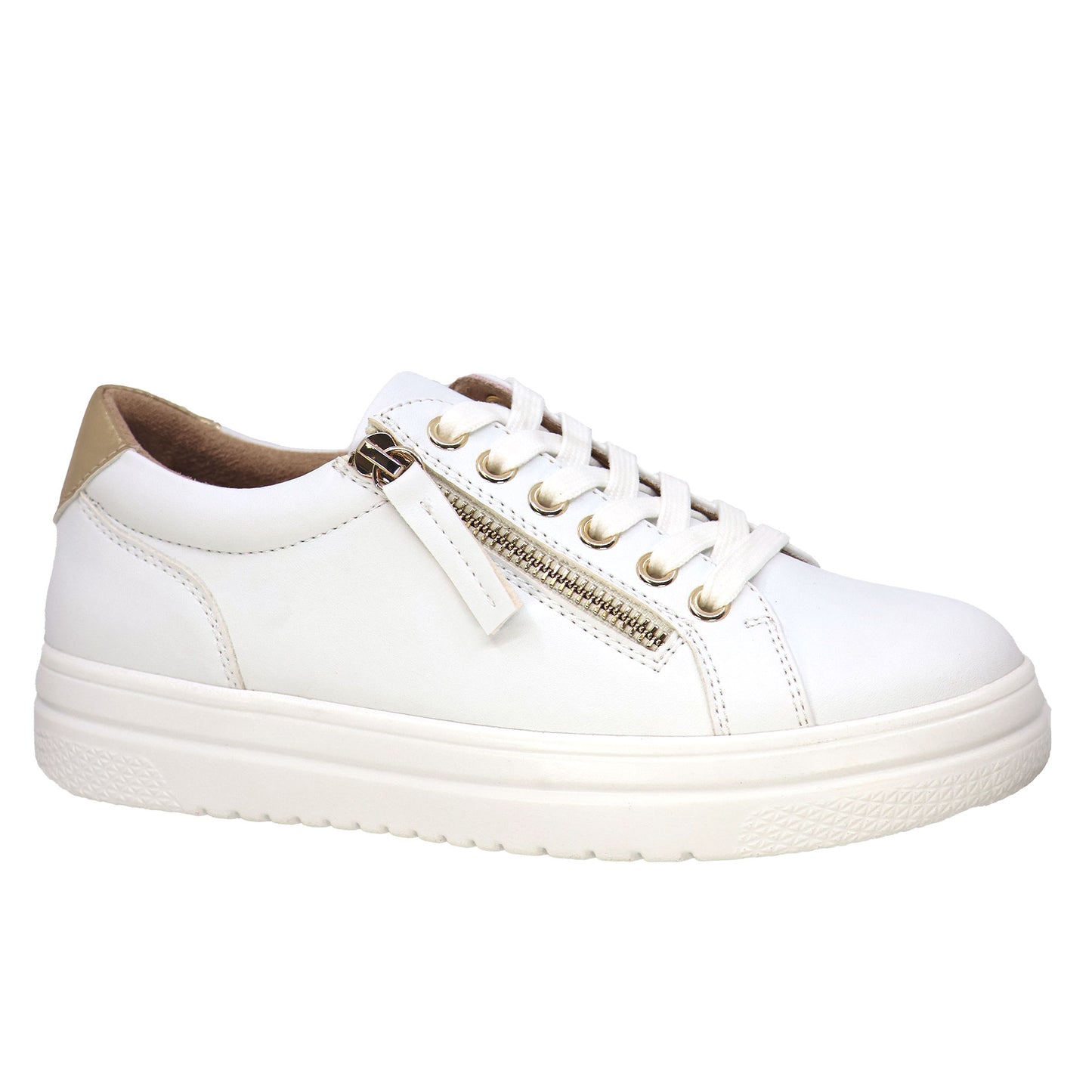 Shoe Max-S26-Jenna 01 Taxi-Shoes-White - The Coach Pyramids