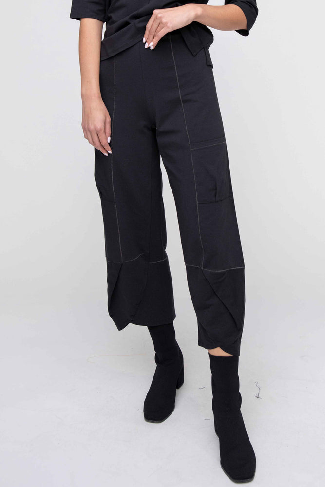 Habitat Fall 2024-L320278- Patch Pocket Zanna Pant-Black