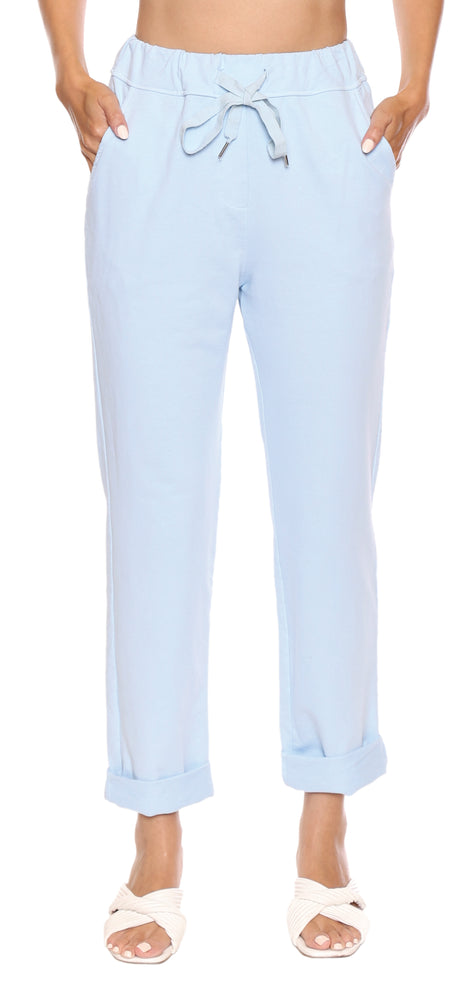 Papa Fashions Spring 2025-L5341-Pant-Sky Blue