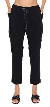 Papa Fashions Spring 2025-L5358-Pant-Black - The Coach Pyramids