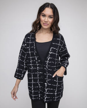 Habitat Fall 2024-L580766- Cocoon Cardigan-Black