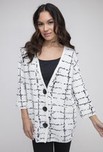 Habitat Fall 2024-L580766- Cocoon Cardigan-Winter White