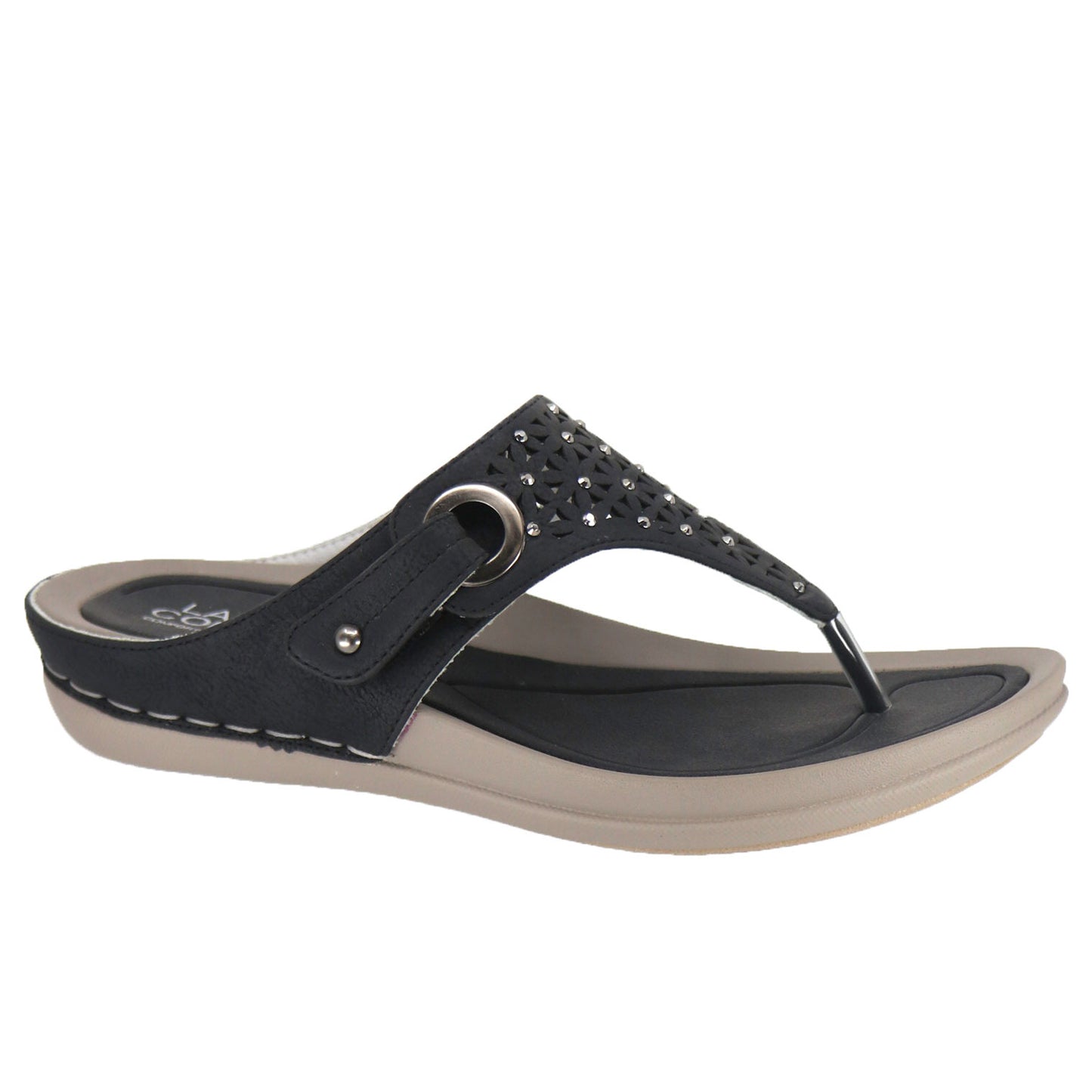 Shoe Max-S26-Lana 01 Lady Comfort-Shoes-Black - The Coach Pyramids