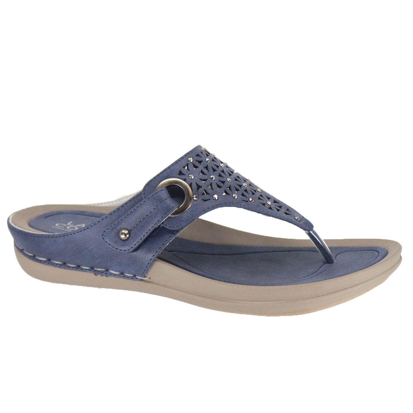 Shoe Max-S26-Lana 01 Lady Comfort-Shoes-Blue - The Coach Pyramids
