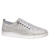 Shoe Max-S26-Leora 01 Everly Leather-Shoes-Silver - The Coach Pyramids