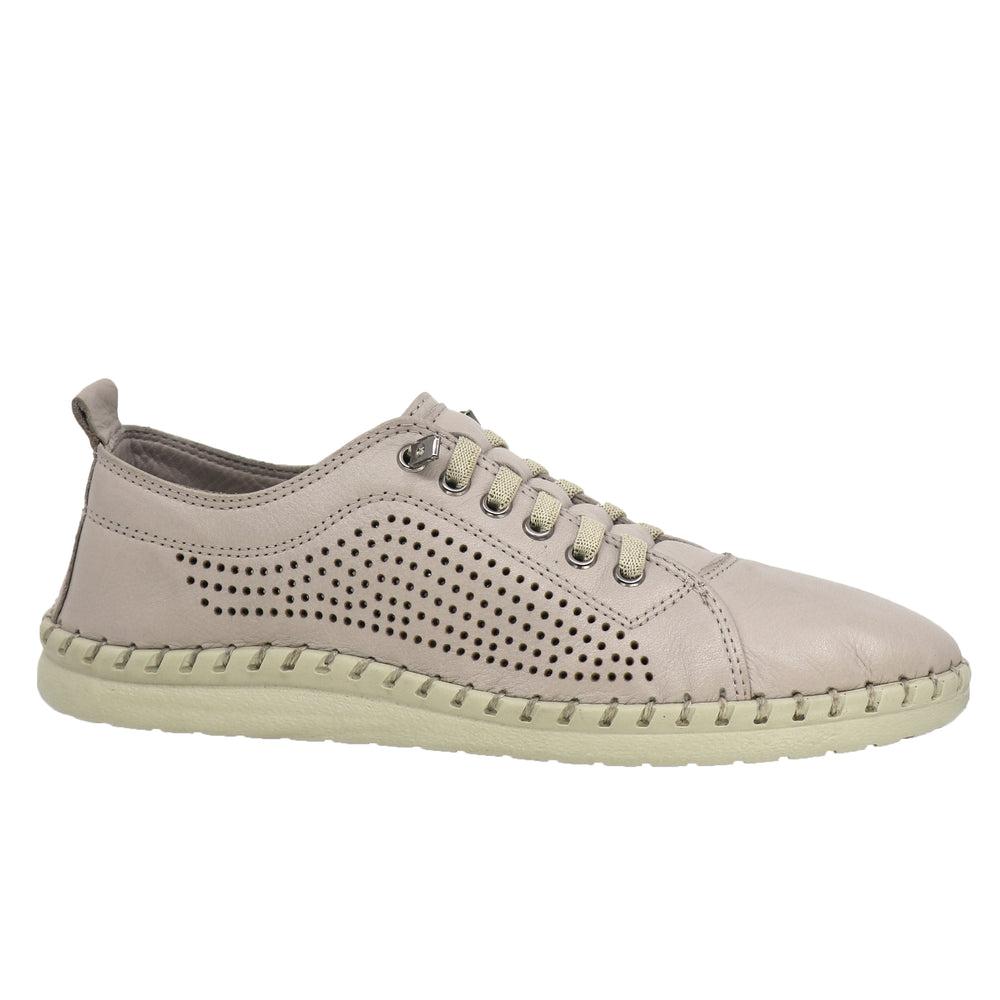 Shoe Max Spring/Summer 2024-S24-Leora Everly Leather-Grey - The Coach Pyramids