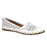Shoe Max Spring/Summer 2024-S24-Luna Everly Leather Shoes-White - The Coach Pyramids