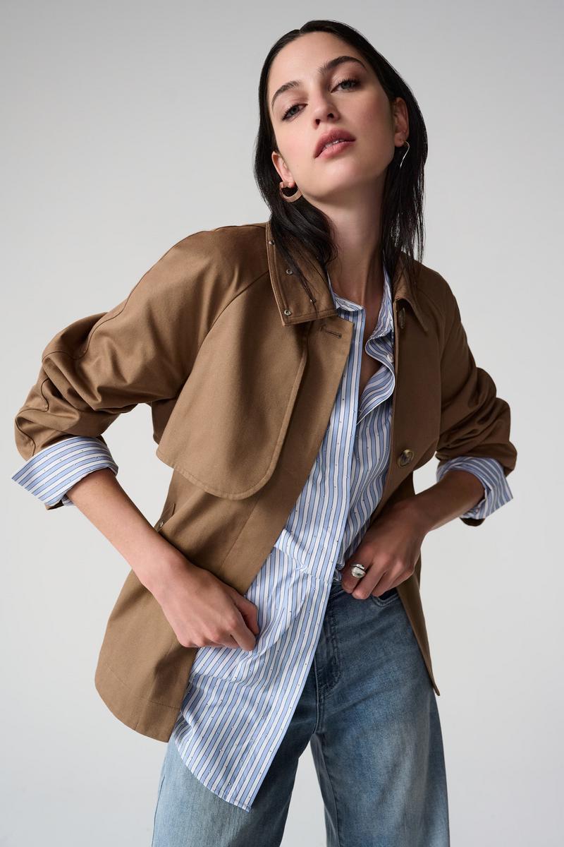 Joseph Ribkoff Fall 2026-261931F26-4553-Blouse-Vintage Rose/Vanilla - The Coach Pyramids