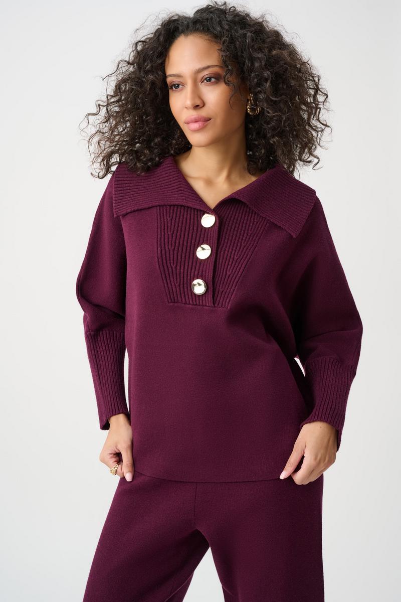 Joseph Ribkoff Fall 2026-263938-4539-Top-Elderberry - The Coach Pyramids