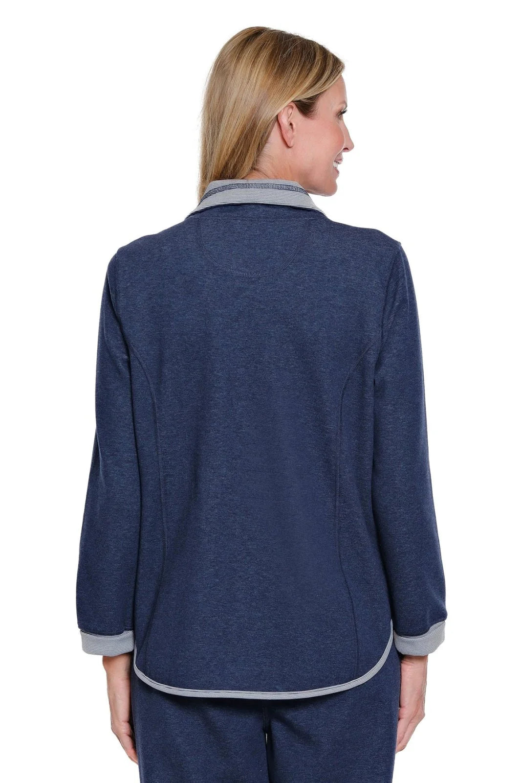 Multiples-M16301JM-Cuffed L/S Zip Thru RV 2 Side Jacket-Midnight - The Coach Pyramids