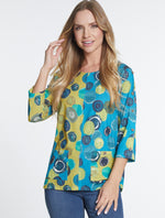 Habitat Escape Printemps 2024-E34721-Chemise Samba-Turquoise