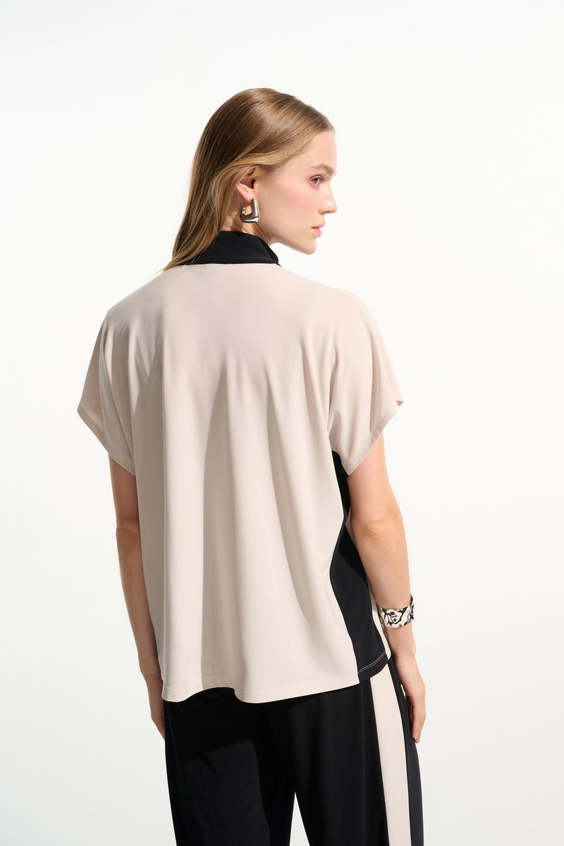 Joseph Ribkoff Fall 20266-261611-3866-Top-Moonstone/Black – The