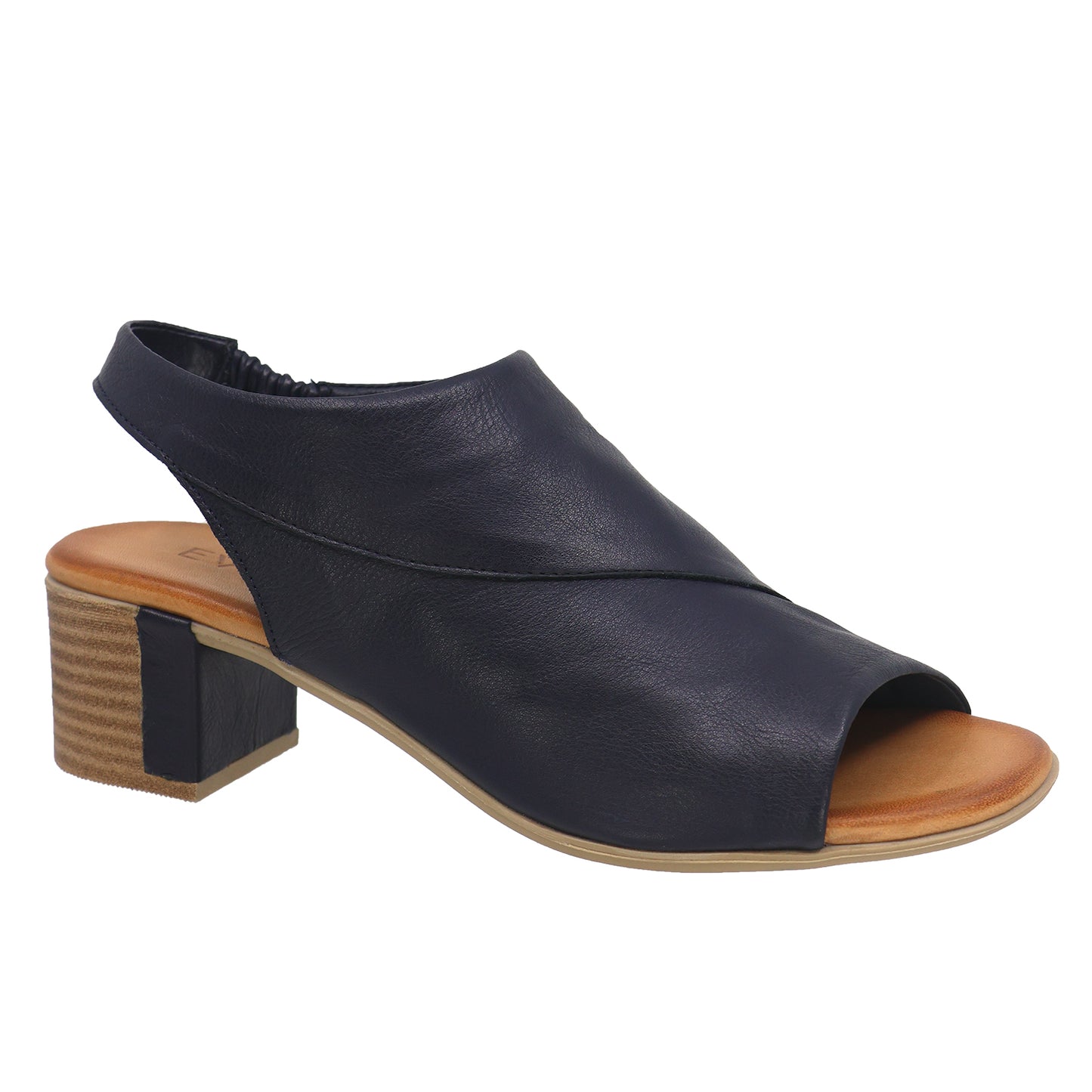 Shoe Max Spring/Summer-2025-S25-Phoenix 01 Everly-Leather Shoes-Navy - The Coach Pyramids