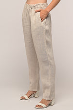 Linen Luv Spring/Summer 2024-PT709-110-French Linen Pant-Sabbia - The Coach Pyramids