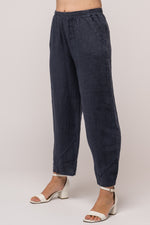 Linen Luv Spring/Summer 2024-PT771-71-French Linen Pant-Navy - The Coach Pyramids