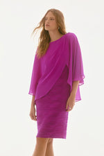 Joseph Ribkoff Fall 2025-251720F25-4433-Dress-Merlot - The Coach Pyramids
