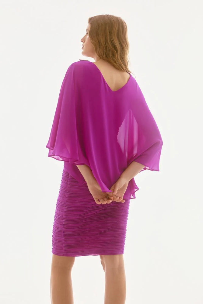 Joseph Ribkoff Fall 2025-251720F25-4433-Dress-Merlot - The Coach Pyramids