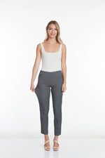 Multiples-Fall/Winter 2025-M2623PF5-P/O Solid Ankle Pant W/Pockets-Charcoal - The Coach Pyramids