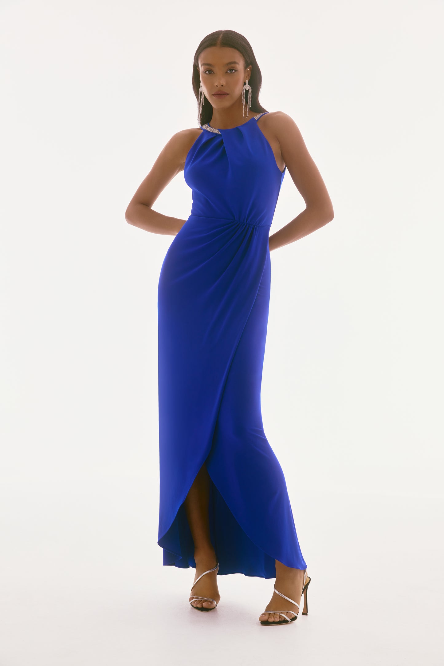 Joseph Ribkoff Spring 2025-251709-2922-Dress-Royal Sapphire - The Coach Pyramids