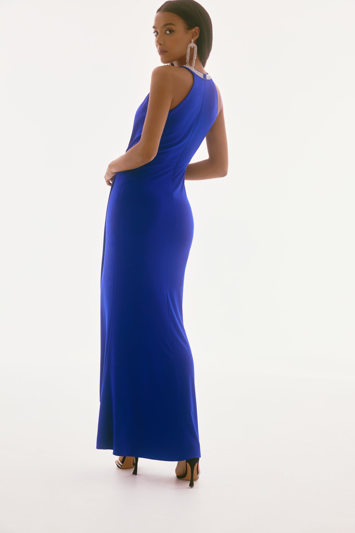 Joseph Ribkoff Spring 2025-251709-2922-Dress-Royal Sapphire - The Coach Pyramids