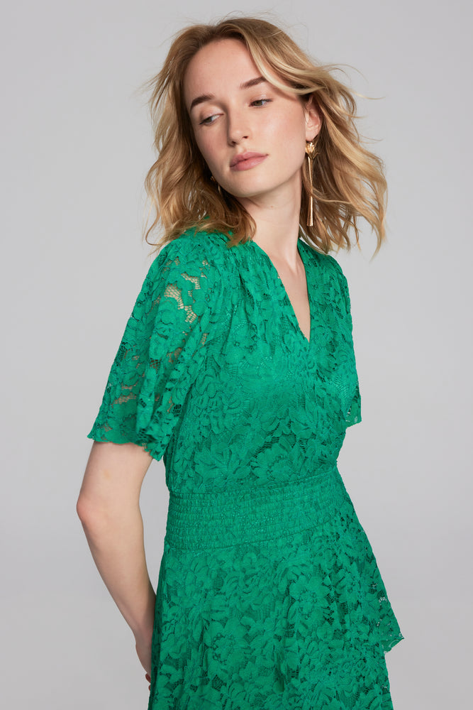 Joseph Ribkoff Emerald Green Evening Dress – Optionsforher