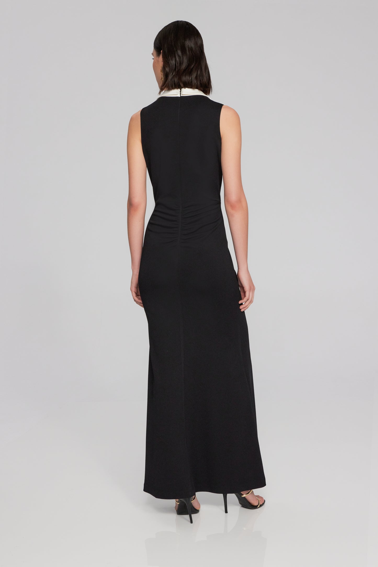 Joseph Ribkoff Spring  2024 -241712-Dress-Black/Off White - The Coach Pyramids