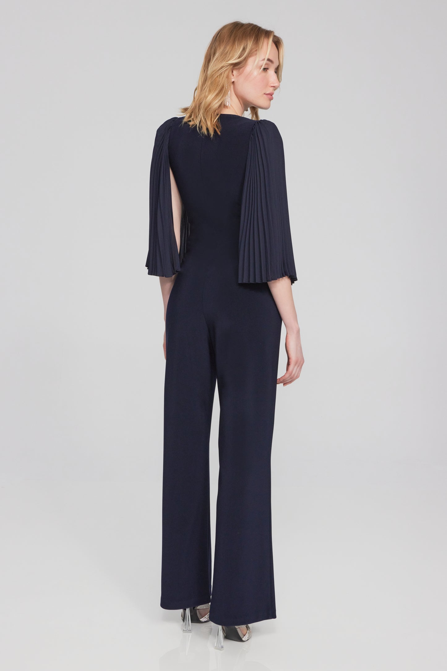 Joseph Ribkoff Spring  2024 -241782-Jumpsuit-Black - The Coach Pyramids