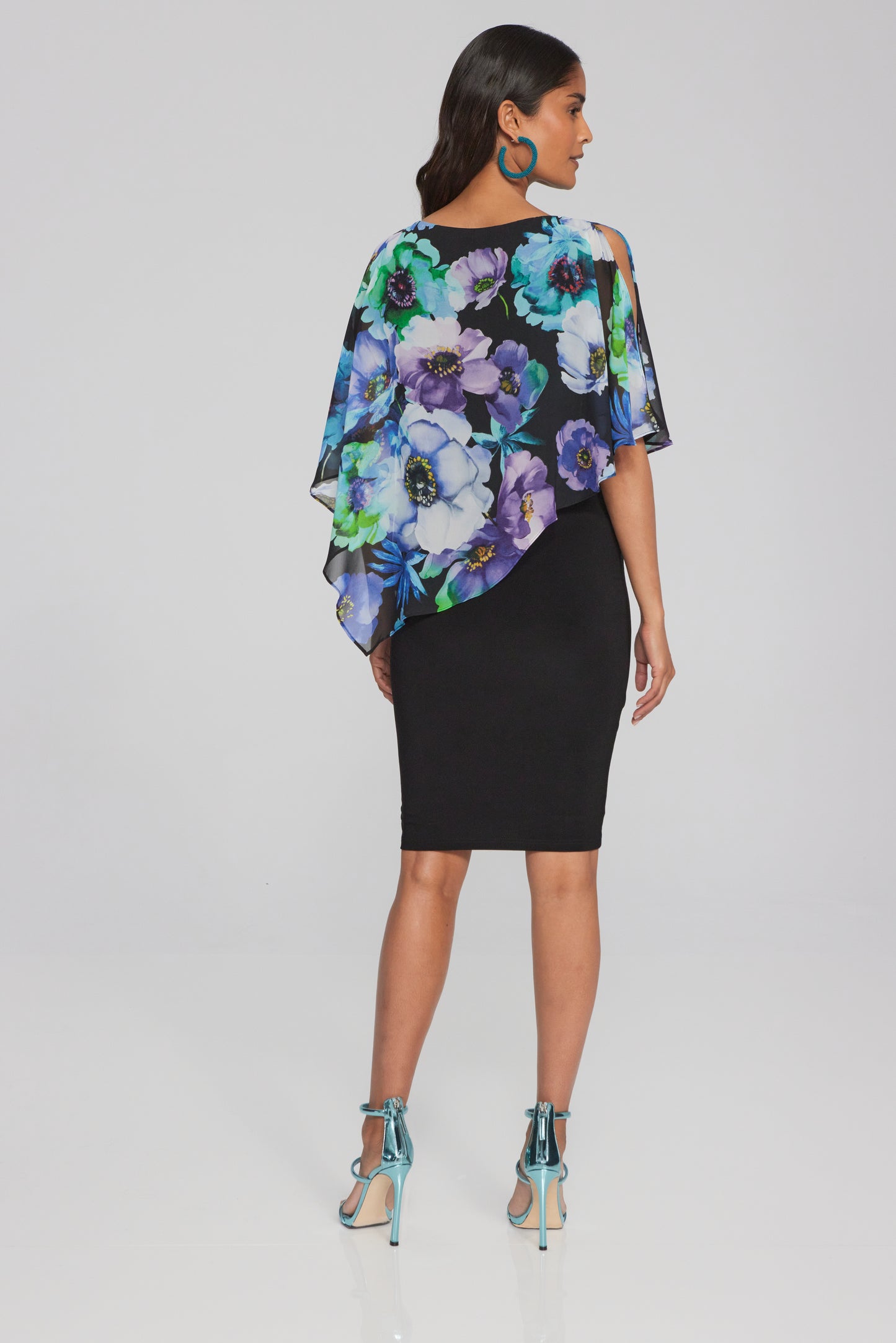 
                  
                    Joseph Ribkoff Spring  2024 -241768-Dress-Black/Multi - The Coach Pyramids
                  
                