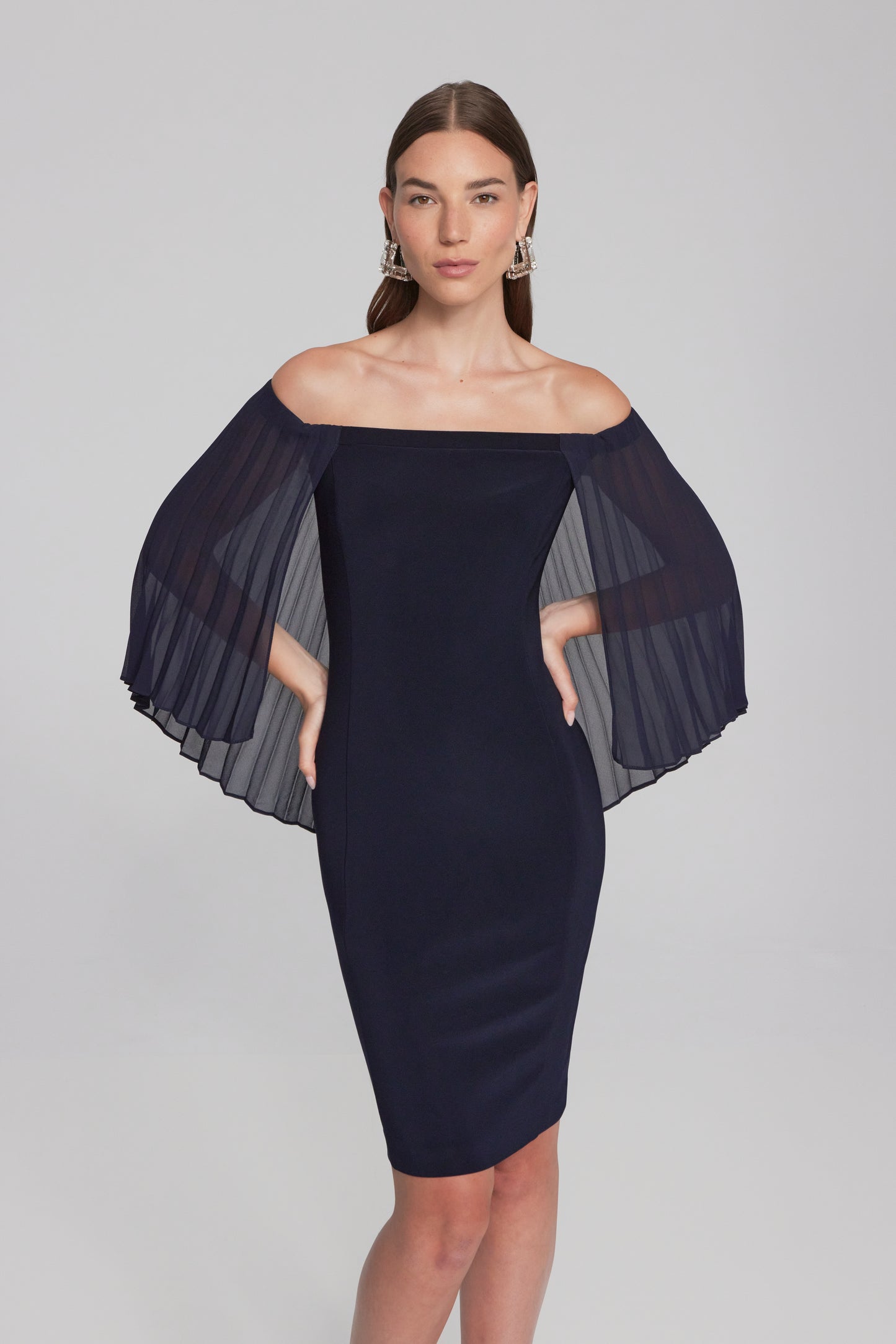 Joseph Ribkoff Spring  2024 -241781-Dress-Royal Sapphire - The Coach Pyramids