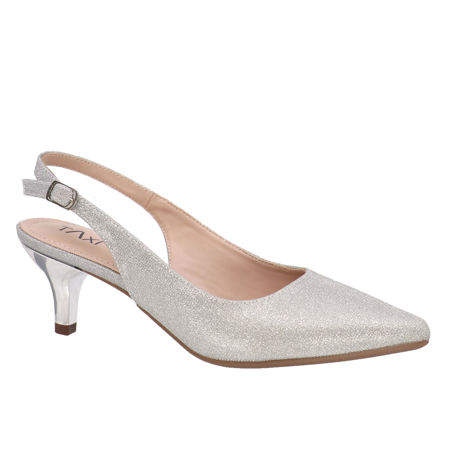 Shoe Max Spring/Summer-2025-S25-Sylvie Taxi-Leather Shoes-Silver - The Coach Pyramids