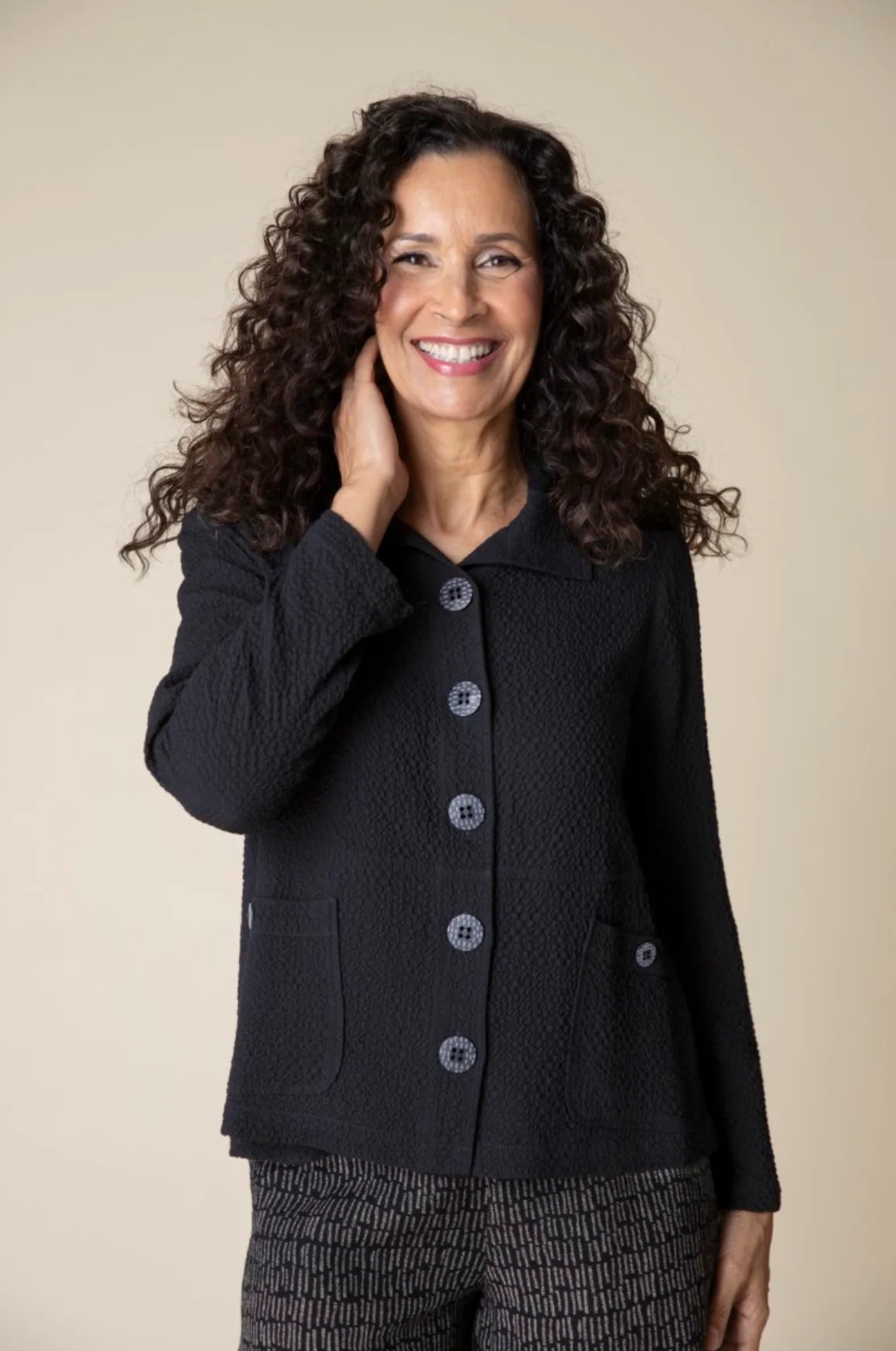 Habitat Fall/Winter 2025-H21312F5-Easy Swing Jacket-Everglade - The Coach Pyramids