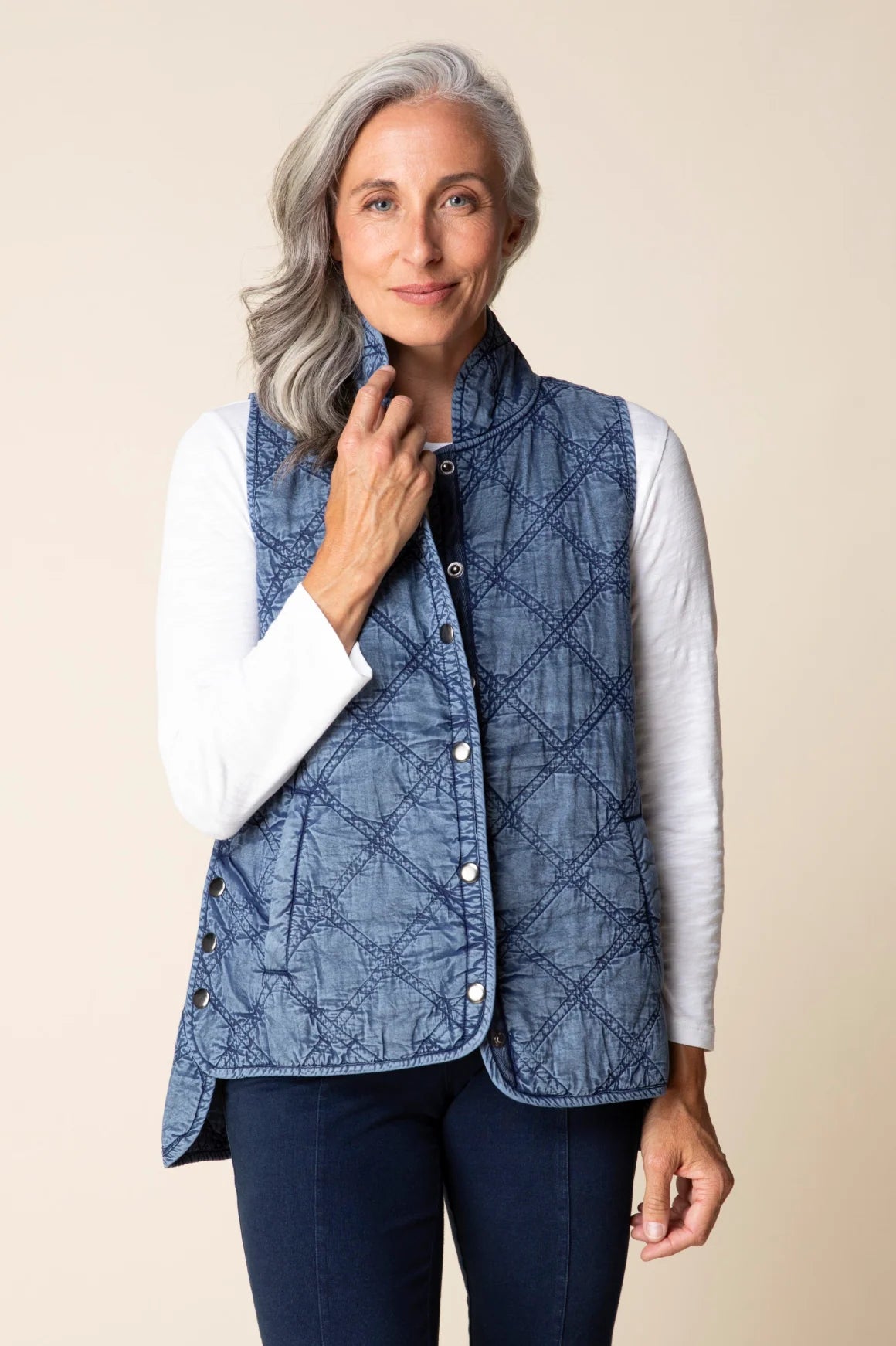 Habitat-H60729-Wind Jammer Vest-Indigo - The Coach Pyramids