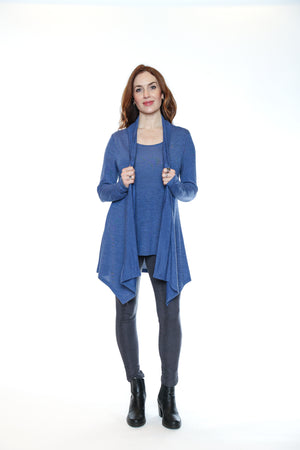Papa Fashions Fall/Winter 2025-T5763-Long Sleeve Fooler-Denim - The Coach Pyramids