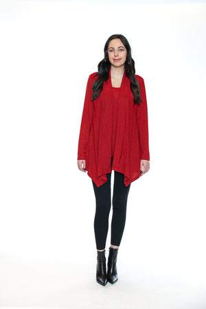 Papa Fashions Fall/Winter 2025-T5763-Long Sleeve Fooler-Red - The Coach Pyramids