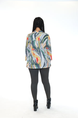 Papa Fashions Fall/Winter 2025-T5776-Printed 2 PC Cardi Set-Multi - The Coach Pyramids