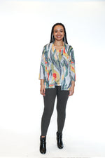 Joseph Ribkoff Printemps 2024 -241718-Robe-Gris/Multi