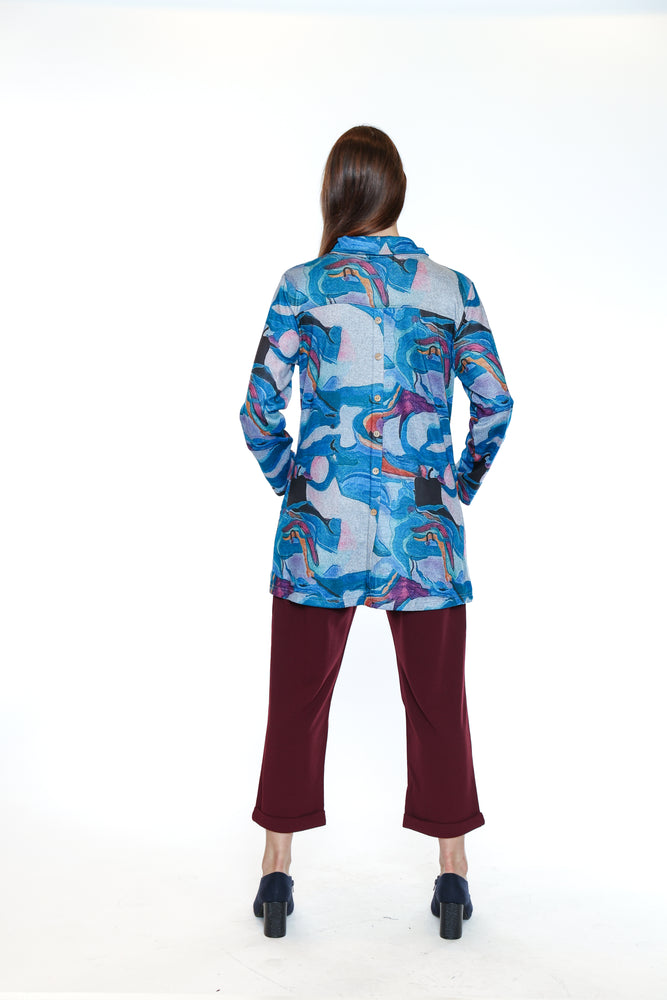 Joseph Ribkoff Printemps 2024 -241718-Robe-Gris/Multi