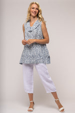 Linen Luv Spring/Summer 2024-TP1127-56-French Linen Top-Jeans - The Coach Pyramids