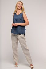 Linen Luv Spring/Summer 2024-TP1131-57-French Linen Top-Jeans