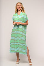 Linen Luv Spring/Summer 2024-TP1178-1-French Linen Dress-Acqua