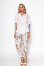 Linen Luv Spring/Summer 2025-TP1506-11-French Linen Blouse-Bianco