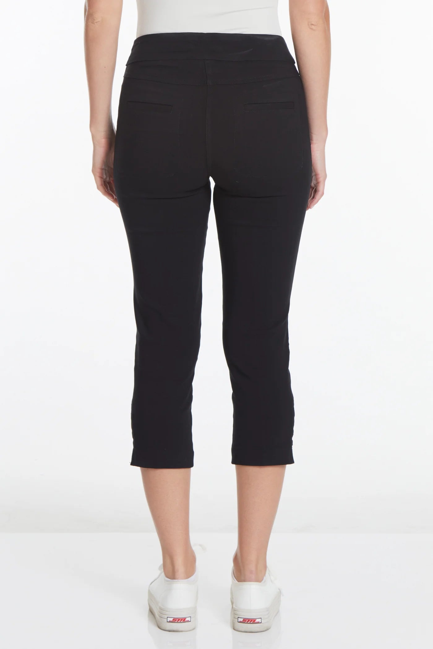 Habitat Multiples-Spring/Summer 2025-M9038PS5-P/O Solid Crop Pant W/Pockets-Denim - The Coach Pyramids