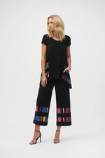 Joseph Ribkoff Summer 2025-252051-178-Pant-Black/Multi