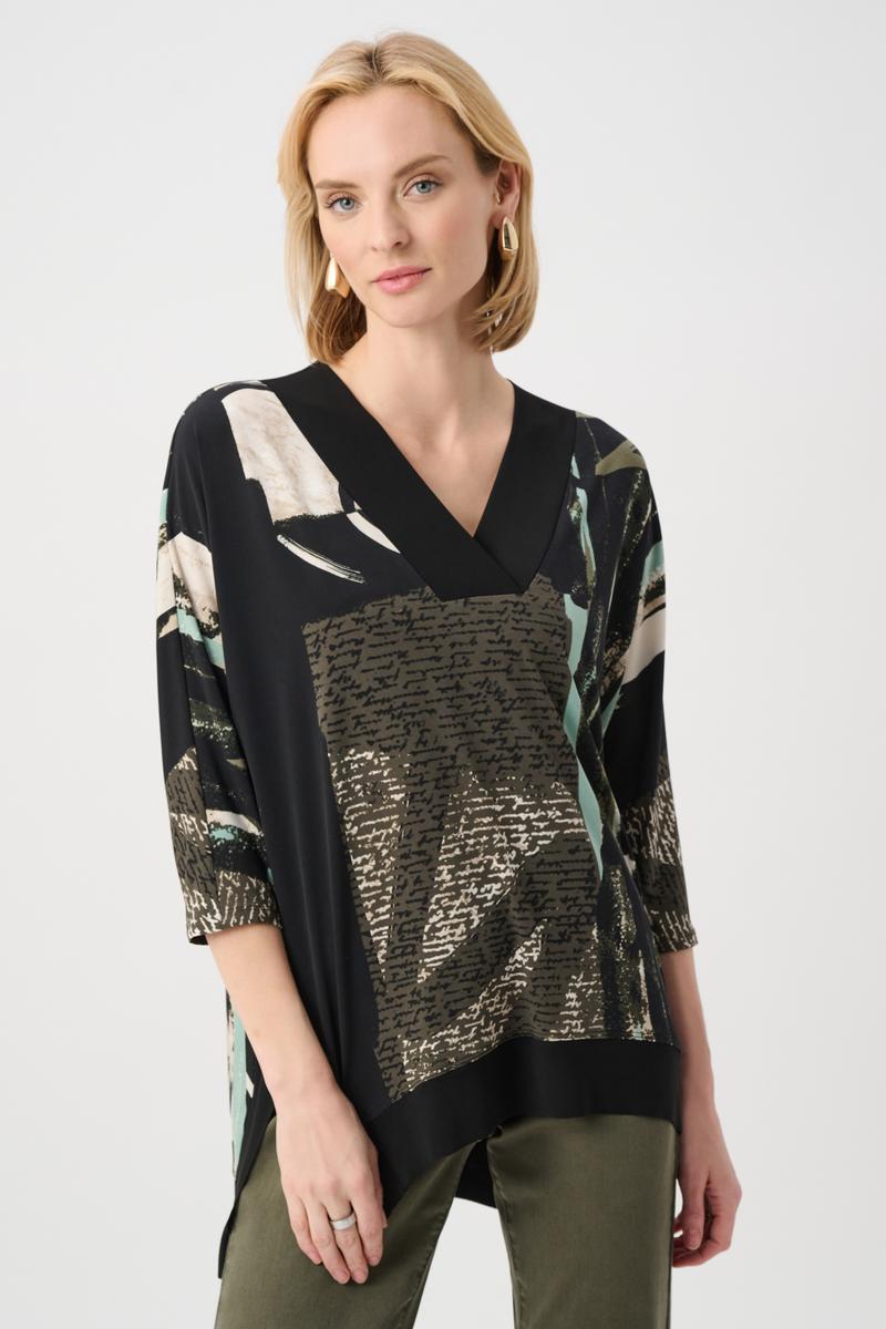 Joseph Ribkoff Fall 2026-263224-4078-Tunic-Moonstone/Multi - The Coach Pyramids