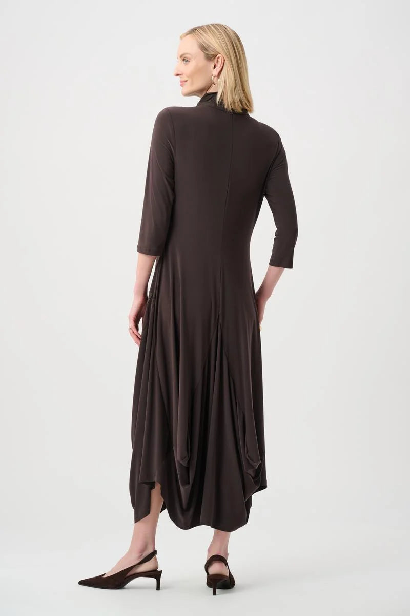 Joseph Ribkoff Fall 2026-263159-3799-Dress-Mocha - The Coach Pyramids
