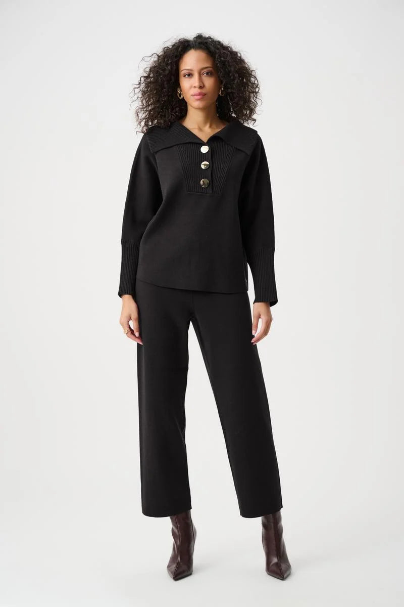 Joseph Ribkoff Fall 2026-263938-11-Top-Black - The Coach Pyramids