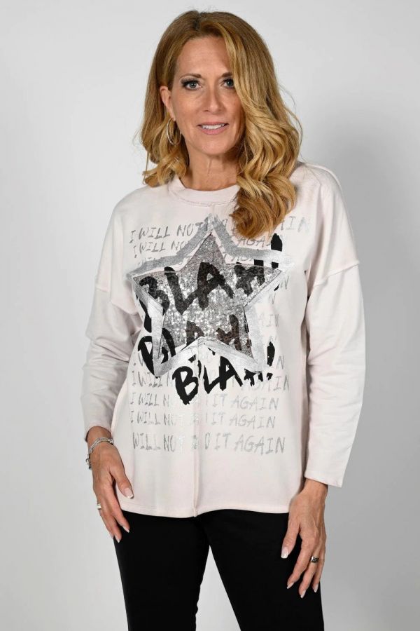 Frank Lyman-236616U-Knit Top-Blush - The Coach Pyramids