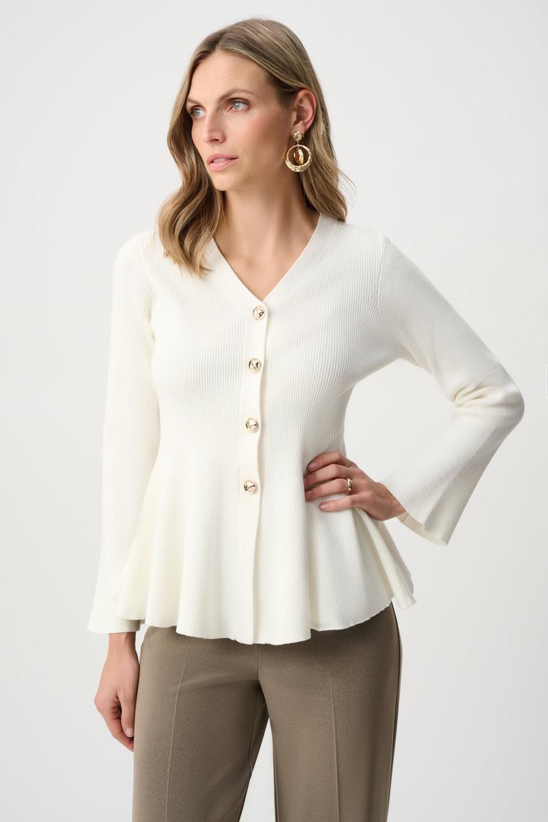 Joseph Ribkoff Fall 2026-263968-3984-Cover Up-Winter White - The Coach Pyramids